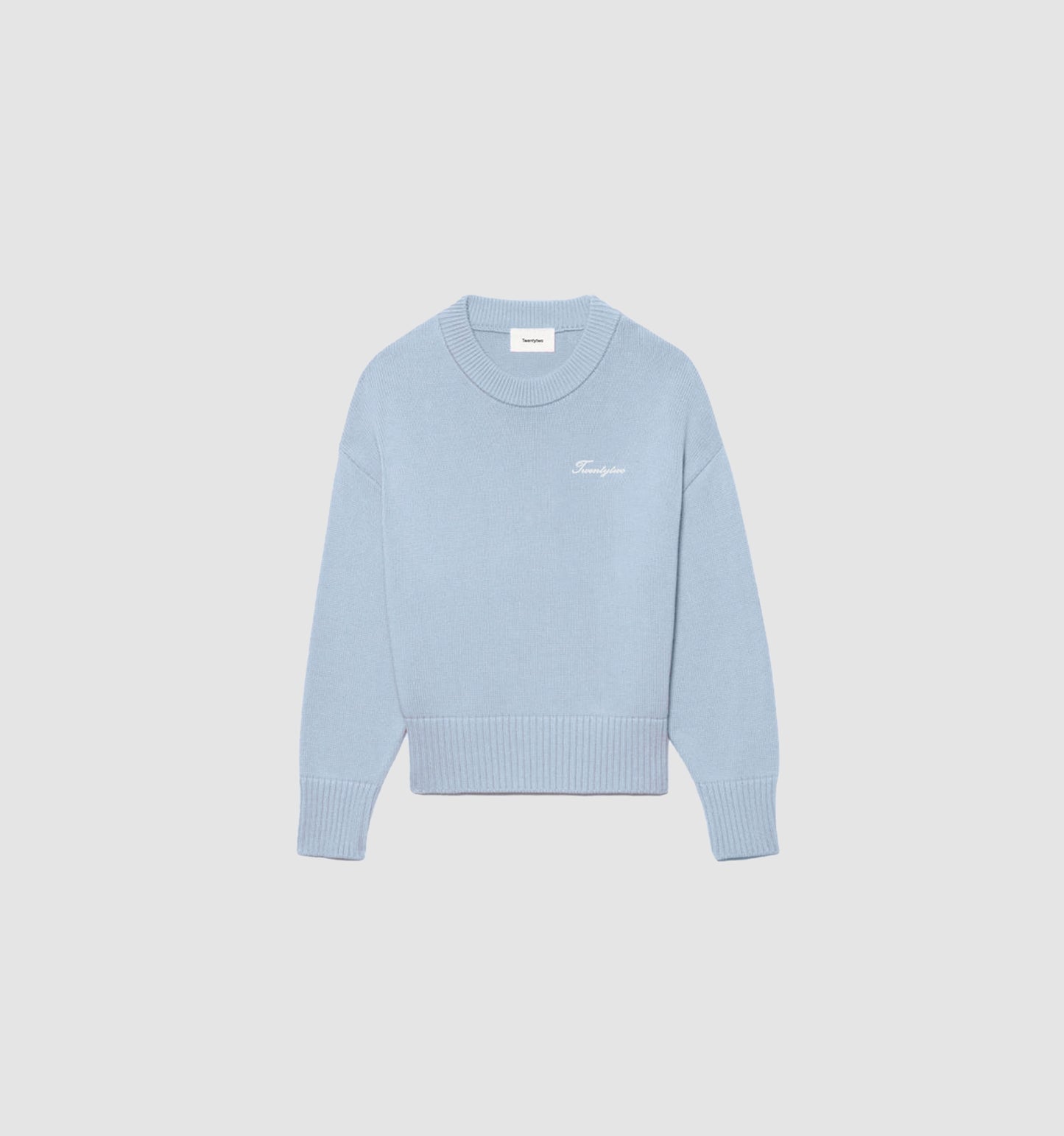 Blue Signature Sweater